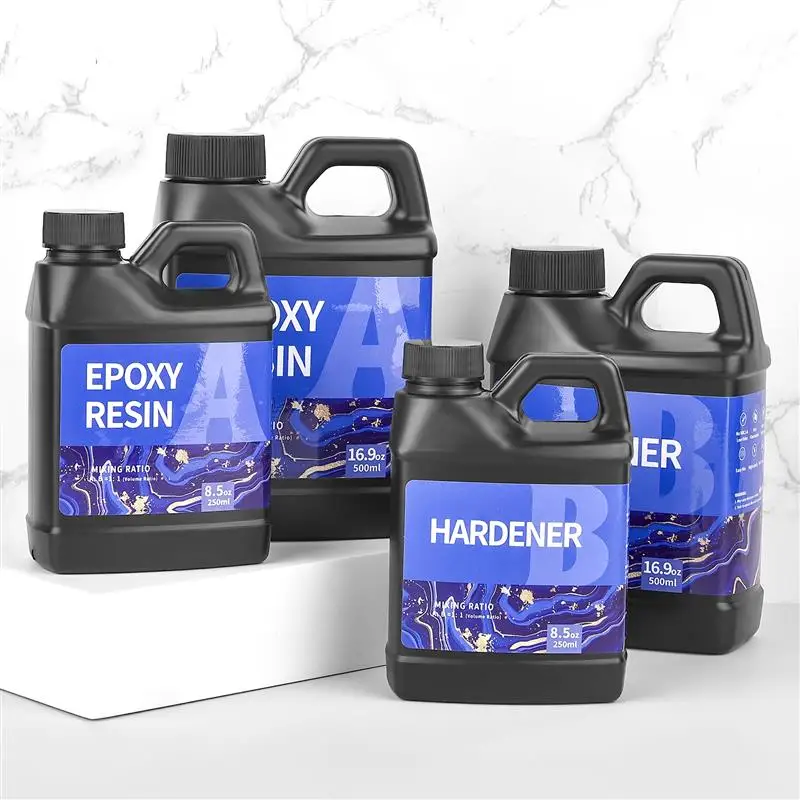 500/1000ml 1:1 AB Resin Epoxy Glue High Adhesive Hardener Crystal Glue Jewelry Making Transparent Mixed Clear DIY Resin Craft