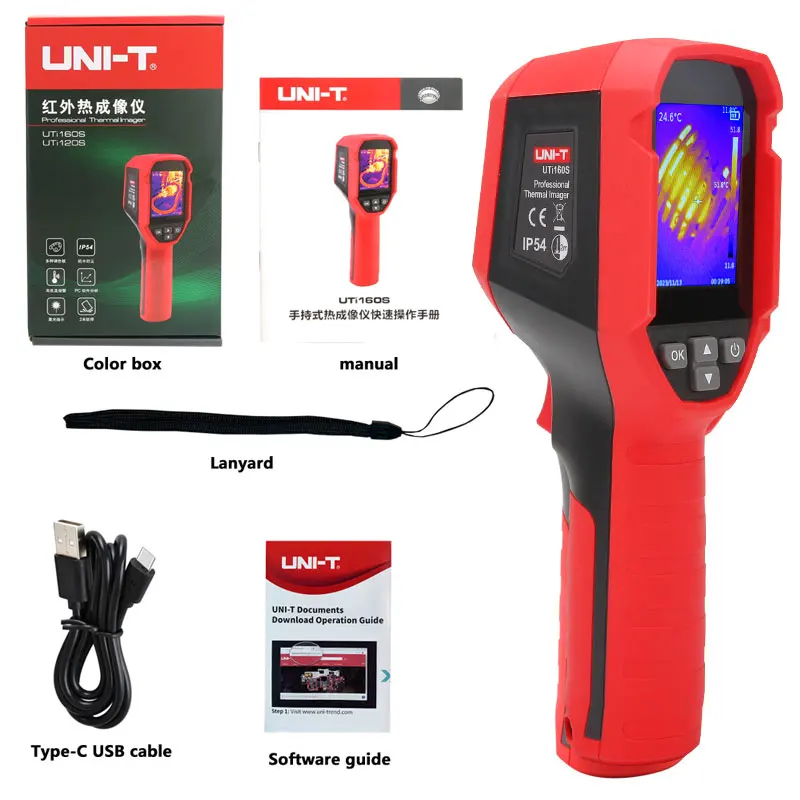 UNI-T UTi120S UTI160S Infrared Thermal Imager Circuit Industrial Testing Floor Heating Tube Testing Temperature Thermal Camera