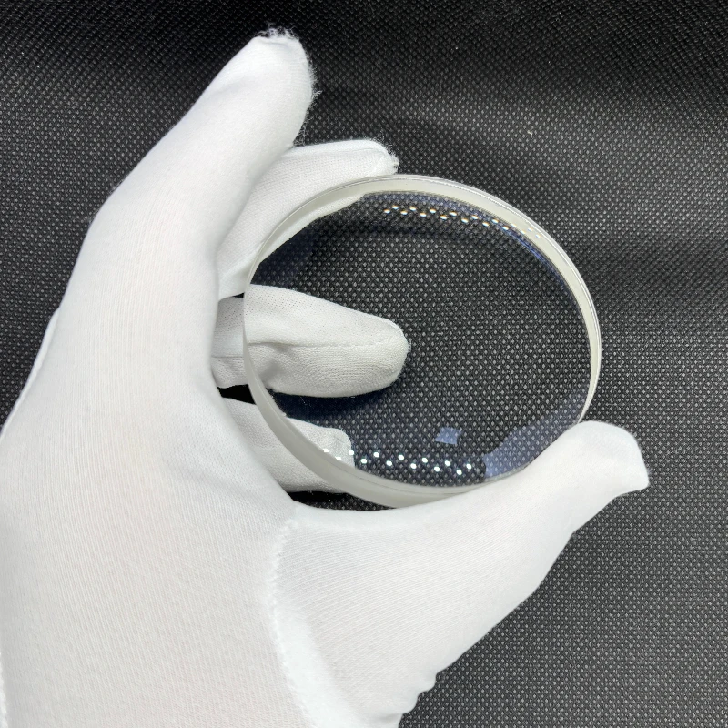 1PC Dia 100mm verre optique achromatique Double lentille convexe Focale 202mm bricolage télescope astronomique lentille d'objectif biconvexe