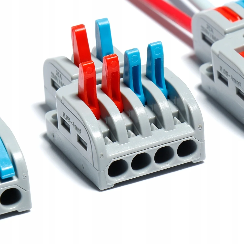 20/25/50PCS Quick Cable Splitter Push-in Wire Connector Universal Compact Conductor Wiring Terminal Block For ELECTRICAL Connect