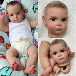 22 Inch kit reborn Painted Reborn Kits Maggie Bebe Reborn Doll DIY Painted Lifelike Unfinished Doll