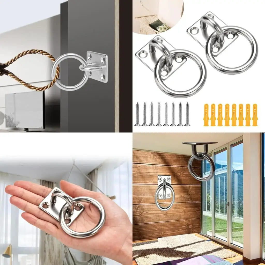 Industrial Metal Wall Ceiling Fixing Plates with Rings for Greatest Load Support high quality,New Year Gift