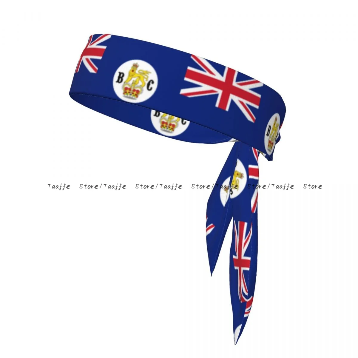 Tie Headbands Flag Of The Colony Of British Columbia Sports Head Band Athletic Sweatband Bandana Sweat Wicking