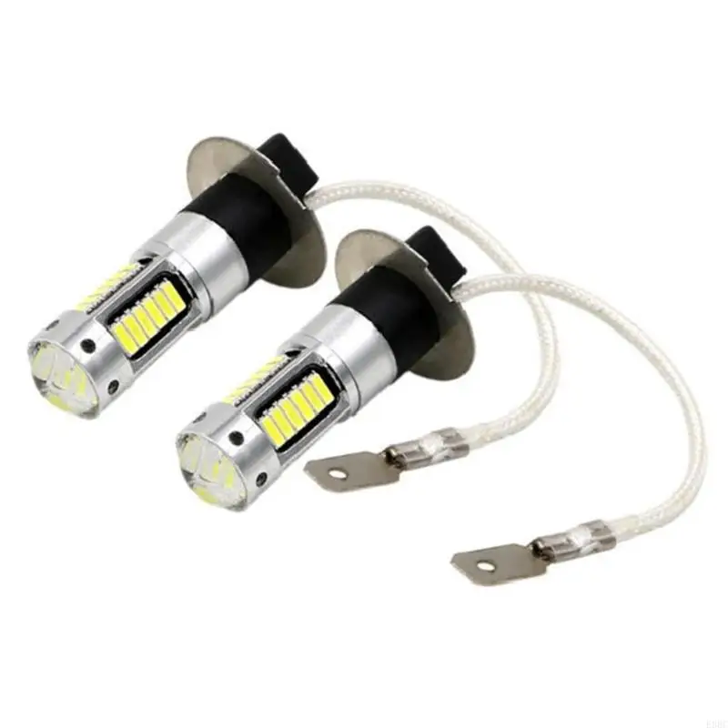 E8BC Car Fog Lamp Light Bulb Daytime Driving Headlight 4014 30SMD P13W 9006 1 Pair