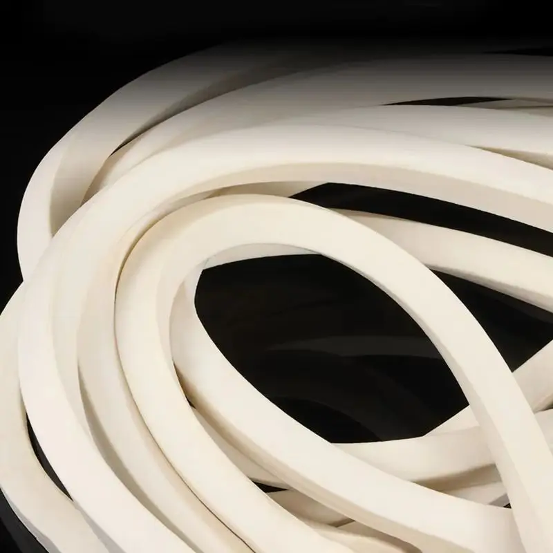 

1/5/10 Meter Square Silicone Sponge Strip Silicone Foamed Rubber Doors Windows Gasket Trim Seal 2x10mm~30x30mm