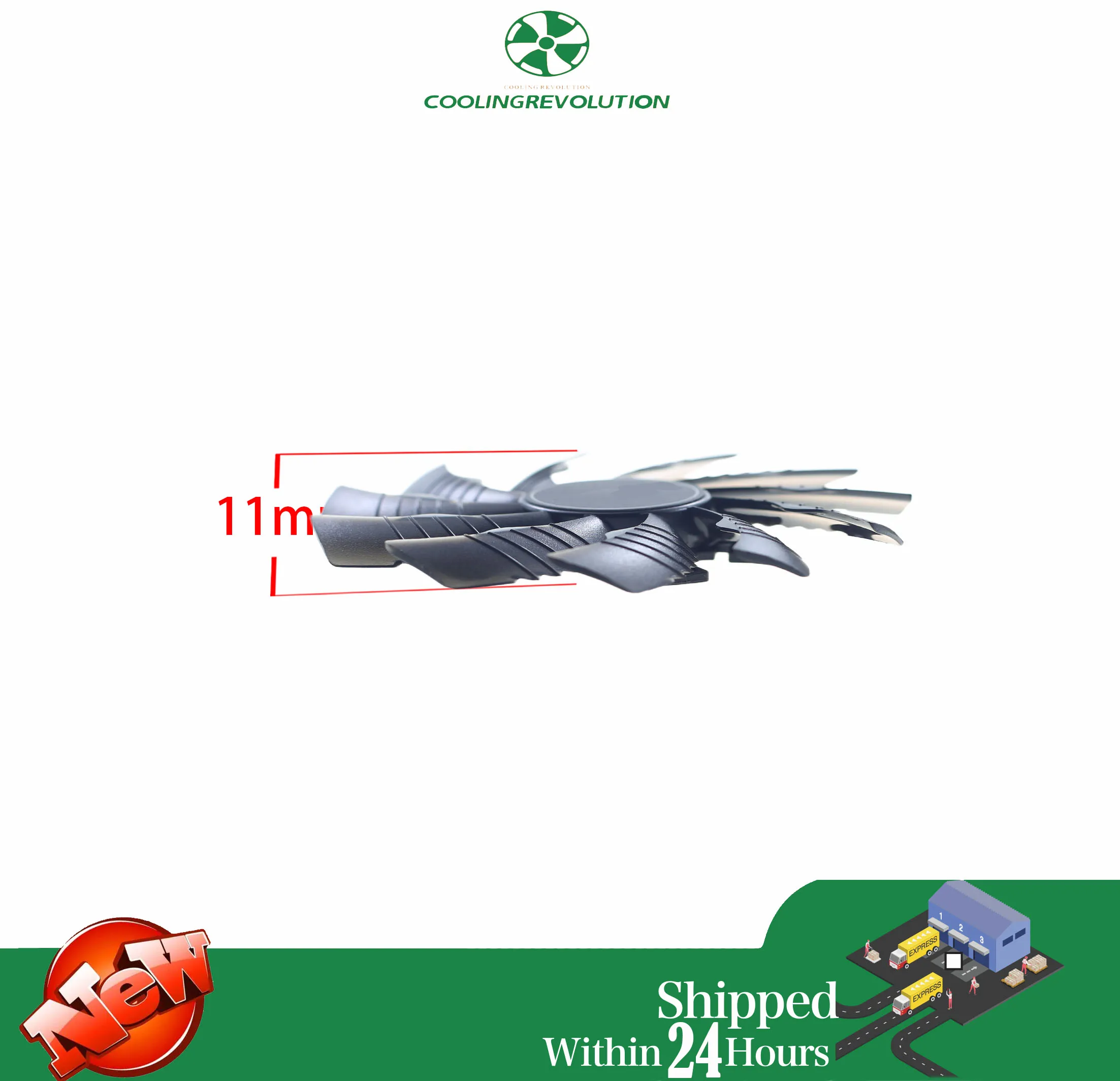 2 szt. 95MM PLD10010S12H RTX3060 wentylator chłodzący GPU dla Gigabyte RTX 3060 3060Ti EAGLE OC chłodzenie karty — zdjęcie produktu 5