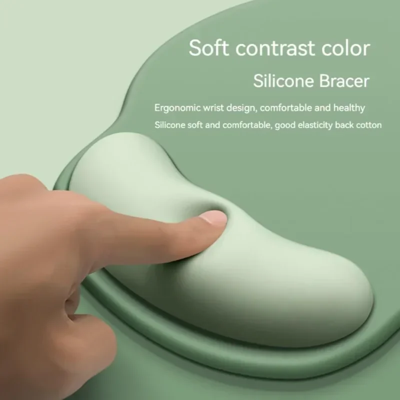 Gradient Mouse Pad Ergonomic Wrist Support Non Slip Mice Mat for Office Gaming