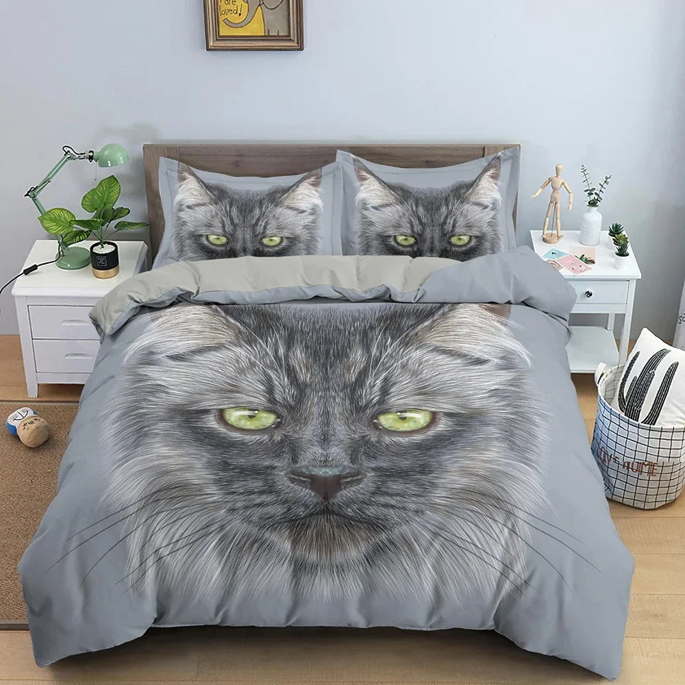 

Canadian Sphynx Cat Lovely Pet Comfortable Duvet Quilt Cover Pillowcase Bedding Set Children Bedroom Decoration Home Textile