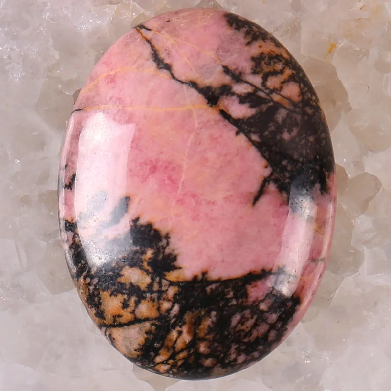 40x30MM Natural Rhodonite Stone Oval Cabochon CAB GEM Jewelry Making H082