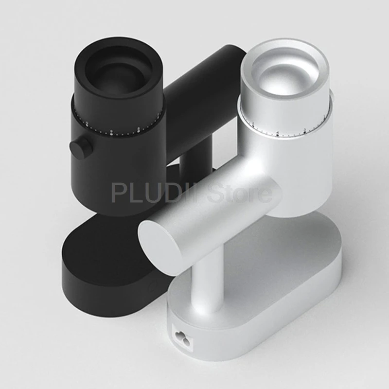 Penggiling Kopi Listrik 200W 110V/220V Portabel Penggiling Biji Kopi Burr Kerucut Penyesuaian Tanpa Tingkat untuk Espresso Pour Over