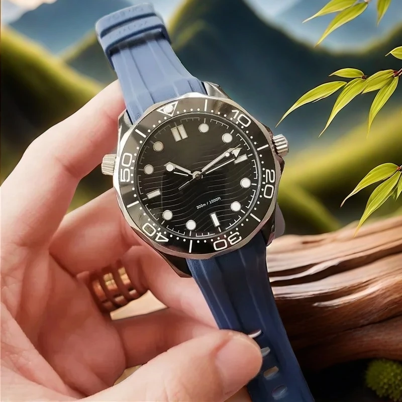 Heren automatisch mechanisch horloge waterdicht Lovers Dames Roestvrij staal silicagel kalender automatisch