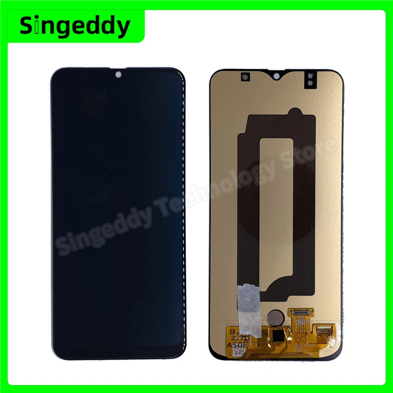 A50 LCD Display, Touch Screen Digitizer, Sensor Assembly, Complete Replacement Parts, SM-A505FN/DS, A505F/DS, A505, 6.4 Inch