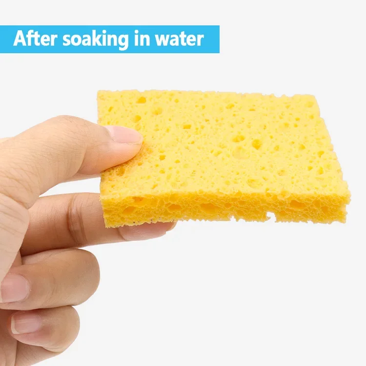 

5/15/25Pcs 35*50mm High-temperature Sponge Electric-branded Iron-en-iron Head Cleaning Sponge