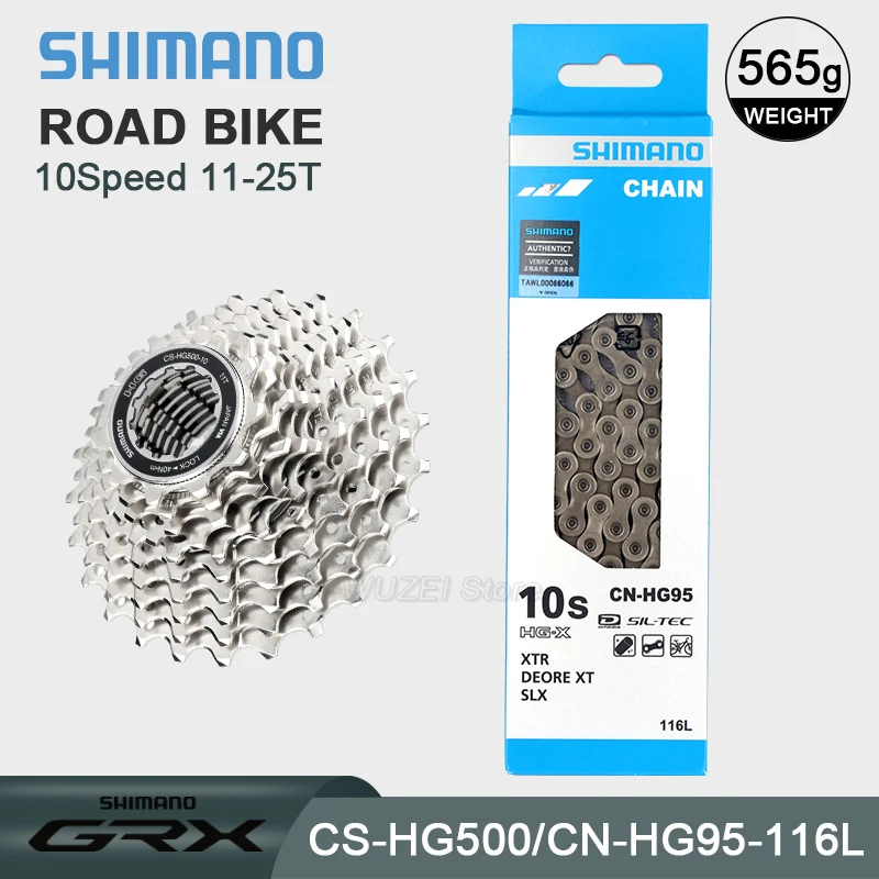 Shimano tiagra-カセットスプロケットセット,CS-HG500-10ハイパーギア