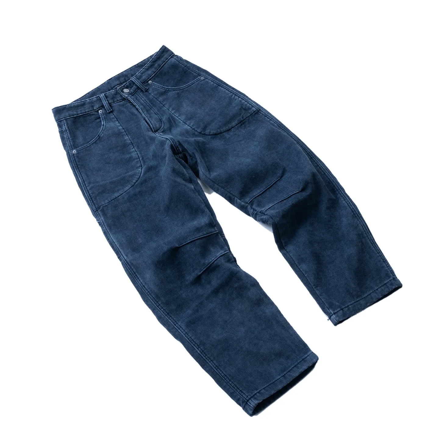 Retro Lamp Core Velvet and Warm Pants Men's Straight Tube Loose and Versatile Casual  for Women's Pants