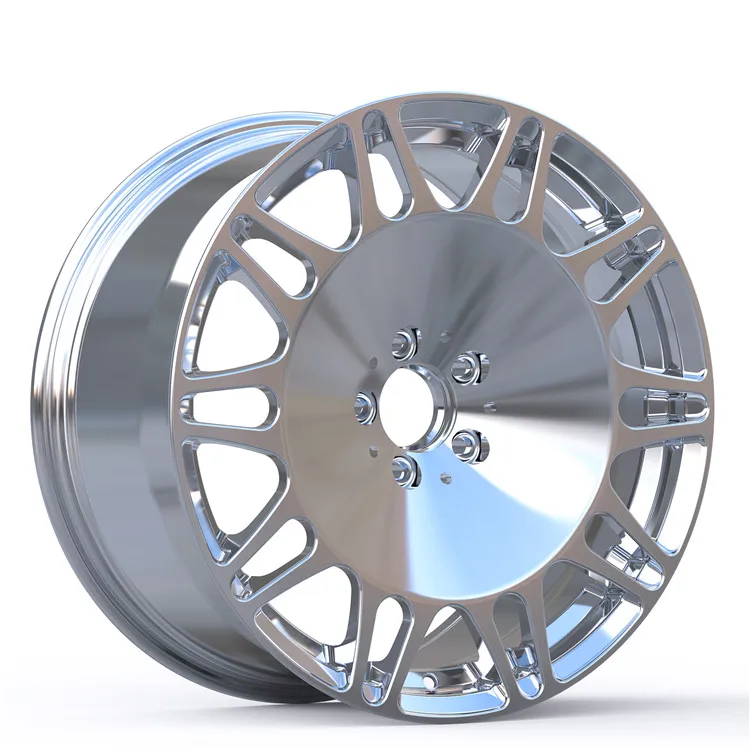Personalize rodas de liga de alumínio forjada de 2 peças 14-24 Polegada cromo polonês vários tamanhos 20mm 25mm 30mm 40mm compatível 5x120 novo