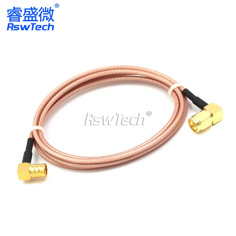 1PCS Adapter Cable SMB To SMA Type SMB-KW Convert SMA-JW 8-90CM 1M 1.5M 2M Length Connector RG316 Wire