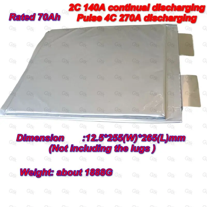 Gtk 2.3V 8Ah 10Ah 20Ah 25Ah 40Ah 70Ah ليثيوم تيتانات lto خلية دورة عميقة ل 12V 24V 36V 48V 60V 72V 100Ah 200Ah بطارية