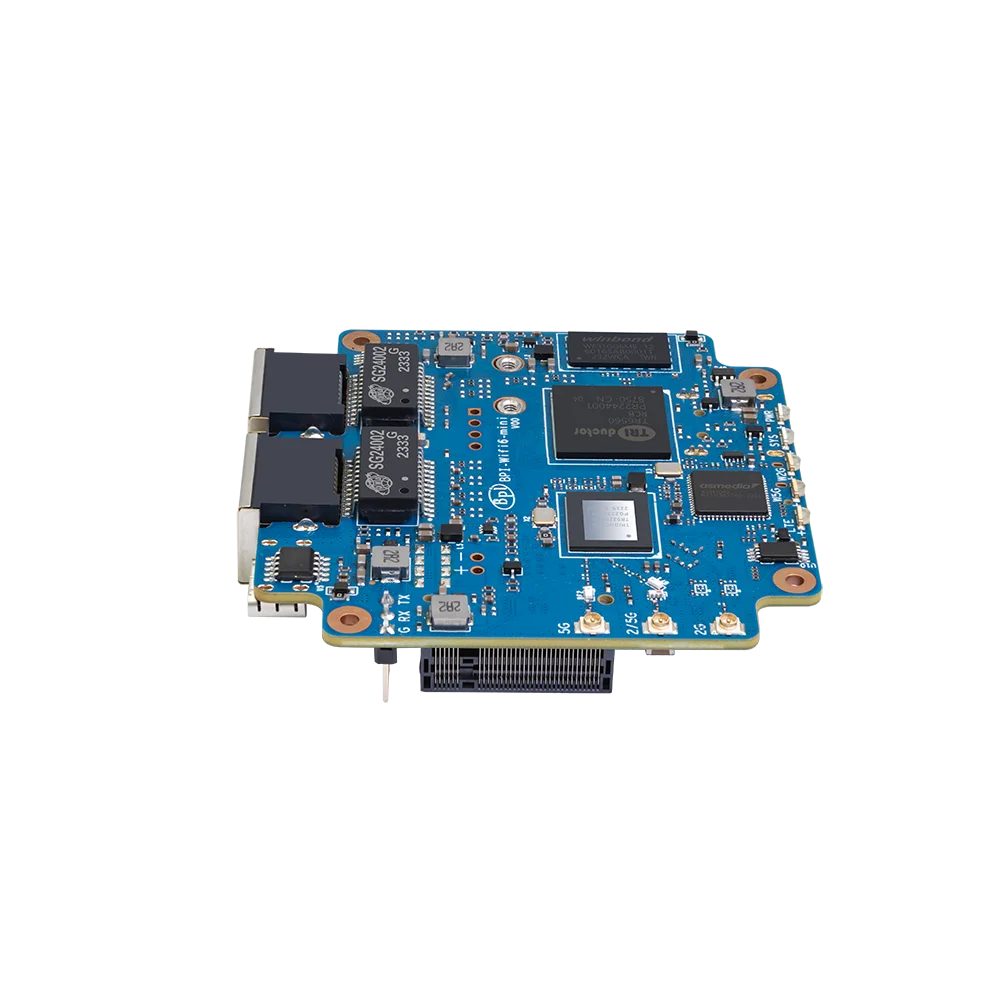Banana Pi BPI-WiFi6 Mini Open Source Router Triductor TR6560 and TR5220 WIFI SOC Dual-core ARM Cortec A9 Processor Soft Router