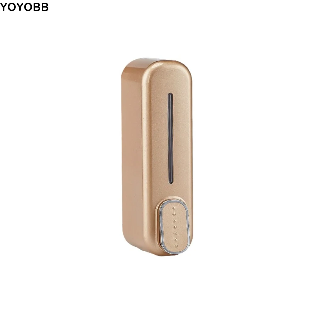 Touch-Free Wall Mount Soap Dispenser Hygienic Waterproof Shower Gel Dispenser Plastic Moisture-proof Manual Shampoo Dispenser