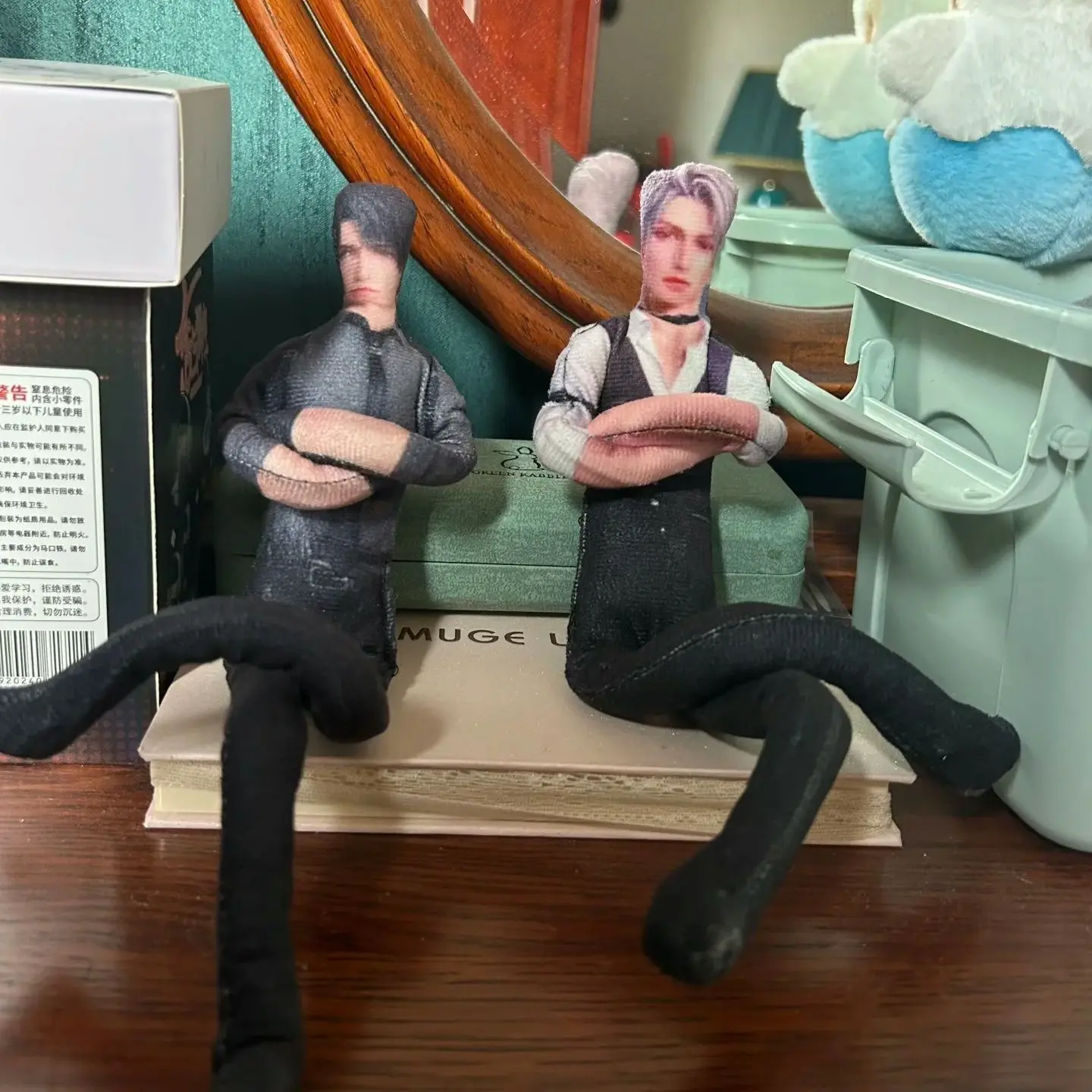 ตุ๊กตาผ้าพลัฌทำมือ ราฟาเอล ซาเวียร์ จากเกม Love and Deepspace ตัวตุ๊กตาทำจากลวดบิดได้ ของเล่นคอสเพลย์อนิเมะ ของขวัญสุดพิเศษ