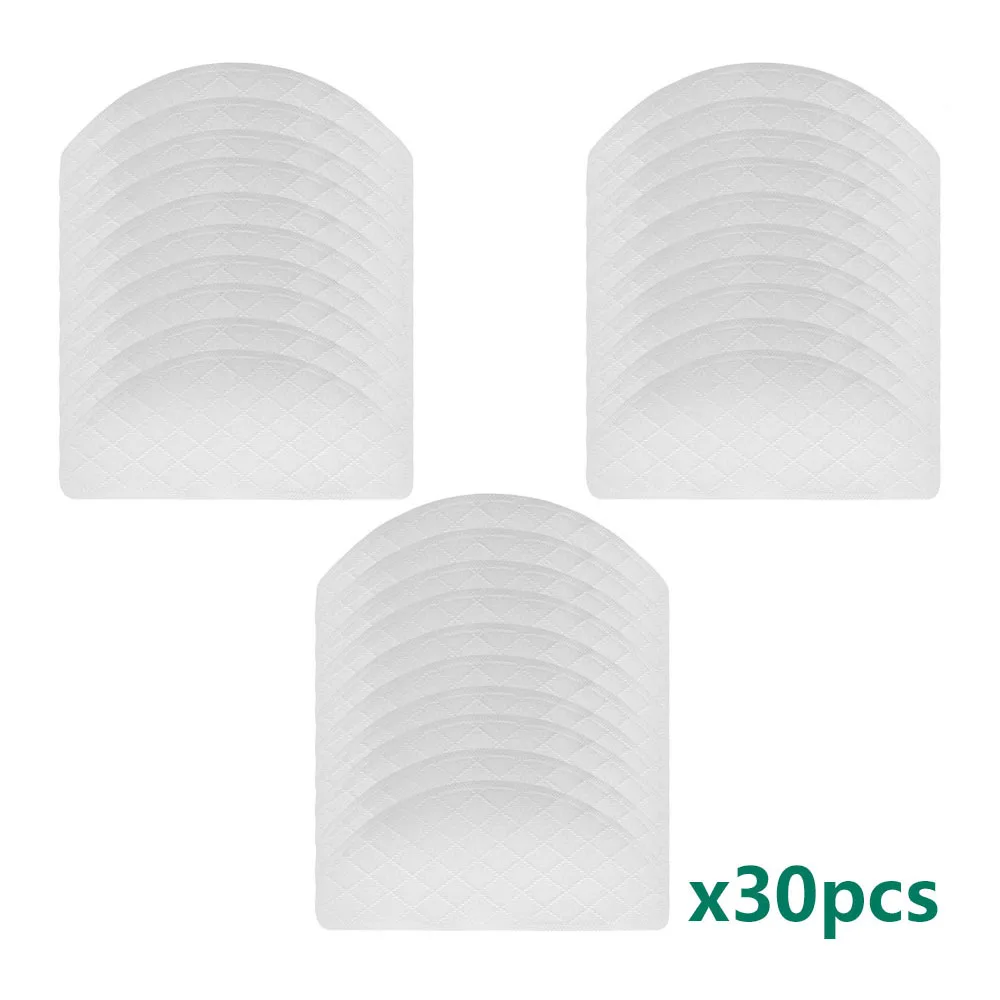 30Pcs/10Pcs Disposable Rags Compatible with Ecovacs Deebot Ozmo T8 T8AIVI Vacuum Cleaner Mop Cloths Mopping Pads Spare Parts