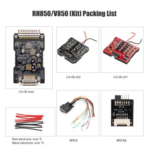 OBDSTAR RH850/V850  C4-06 MQB All Keys Lost Adapter For Air-bag Reset IMMO Data/Pincode Read Dashboard BCM ELV for X300 And G3