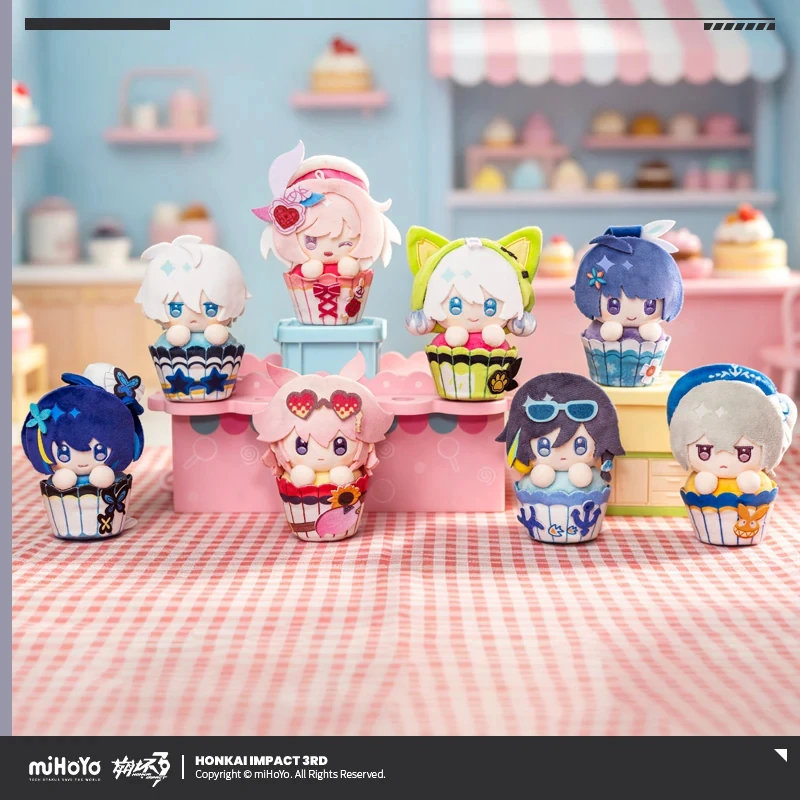 [Genuine] Honkai Impact 3rd [Fingertip Sweetness] Pendant Elysia Kiana Keychain Anime Cosplay Cartoon Accessories Xmas Gifts