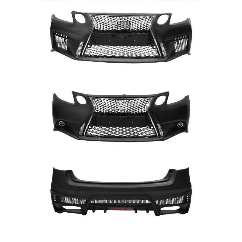 

Car Accessories Bumper Plate FRONT BUMPER Body Kits For GS 300 450 460 2004-2011 Body Kits With LED Skirt Auto Accessories