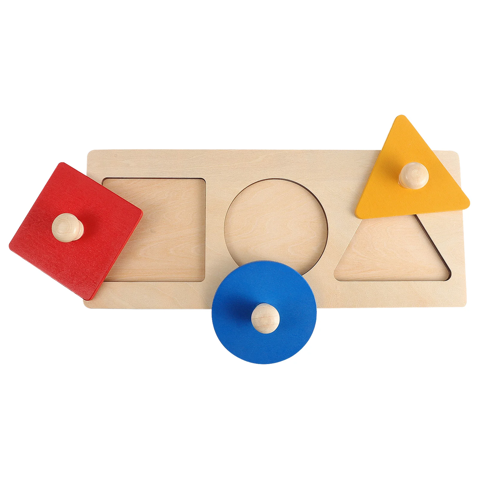 

Geometric Panel Kid Learning Material Kids Preschool Gift Wood Knob Puzzle Geometry Baby Educational Jigsaw