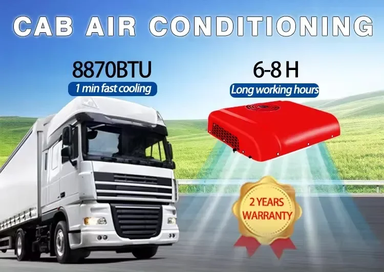 Caravan Air Conditioner,Air Conditioning System 12V 24V Roof Top Truck Parking Air Conditioner, Electric RV Air Conditioner