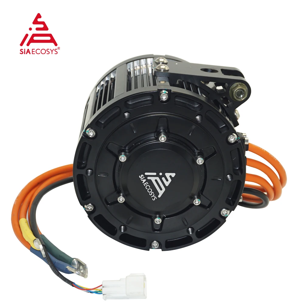 QSMOTOR QS138 2500W 72V 60H Hall Mid Drive Motor IP67 Waterproof 1:2.35 Gearbox Efficiency Max 4500RPM 50N.m for E-Motorcycle