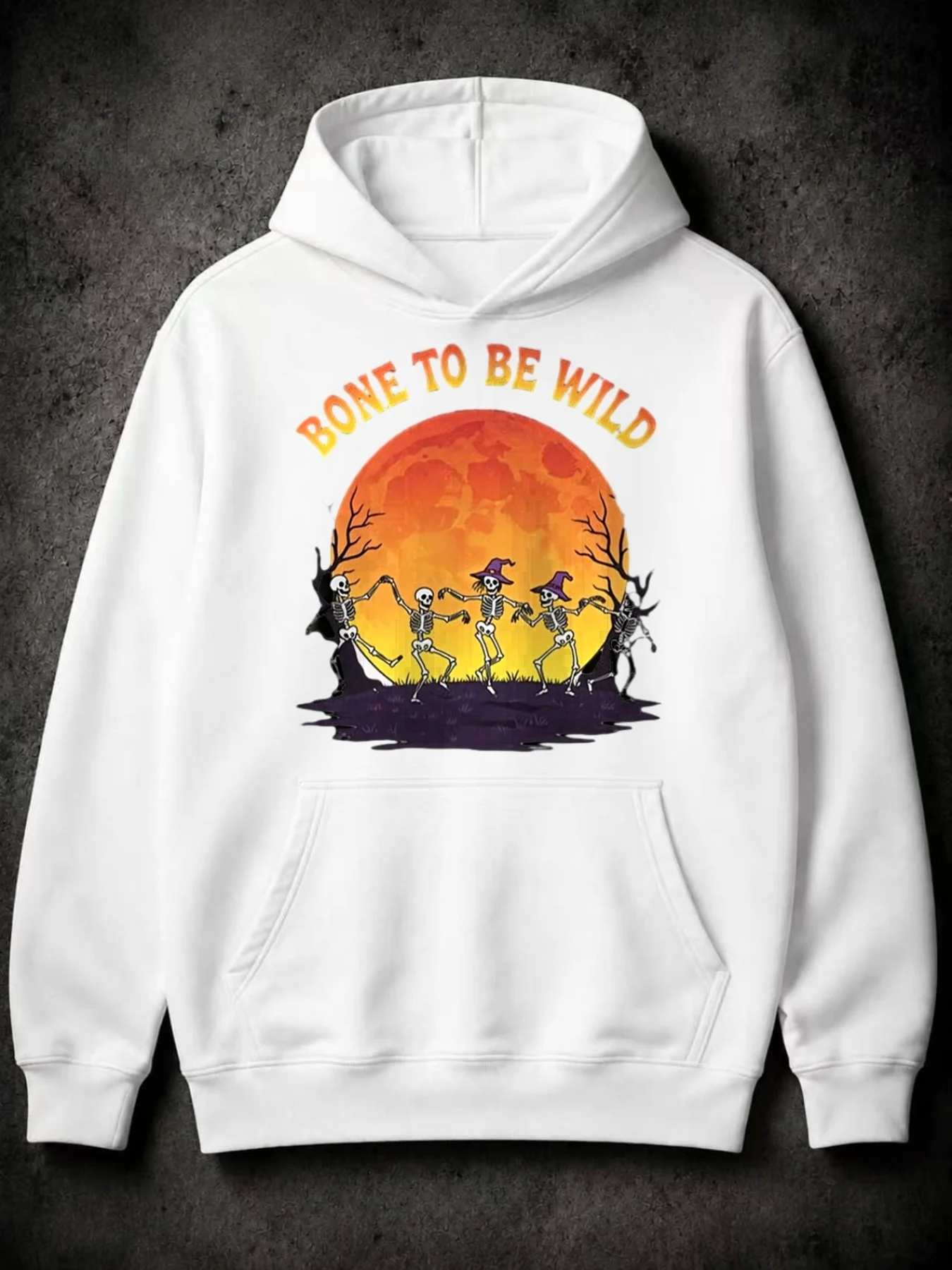 Casual Halloween-style Men's Hoodie with 