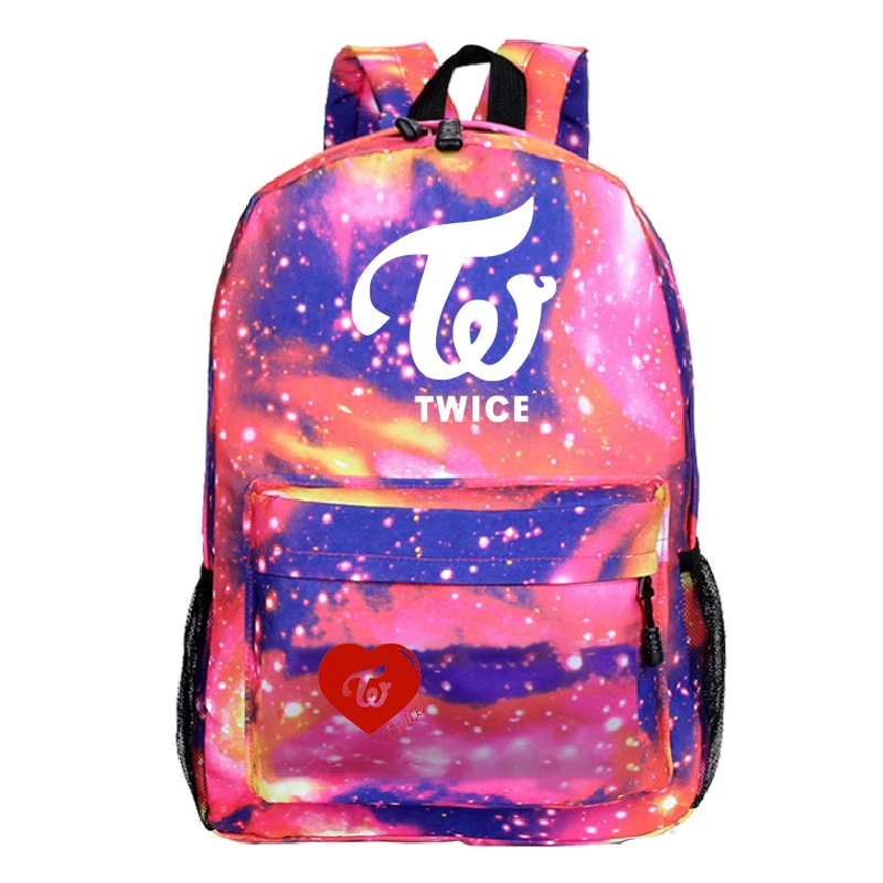 TWICE Backpack Kids Boys Girls Mochila Men Women New Pattern School Knapsack Men Women Laptop Rucksack