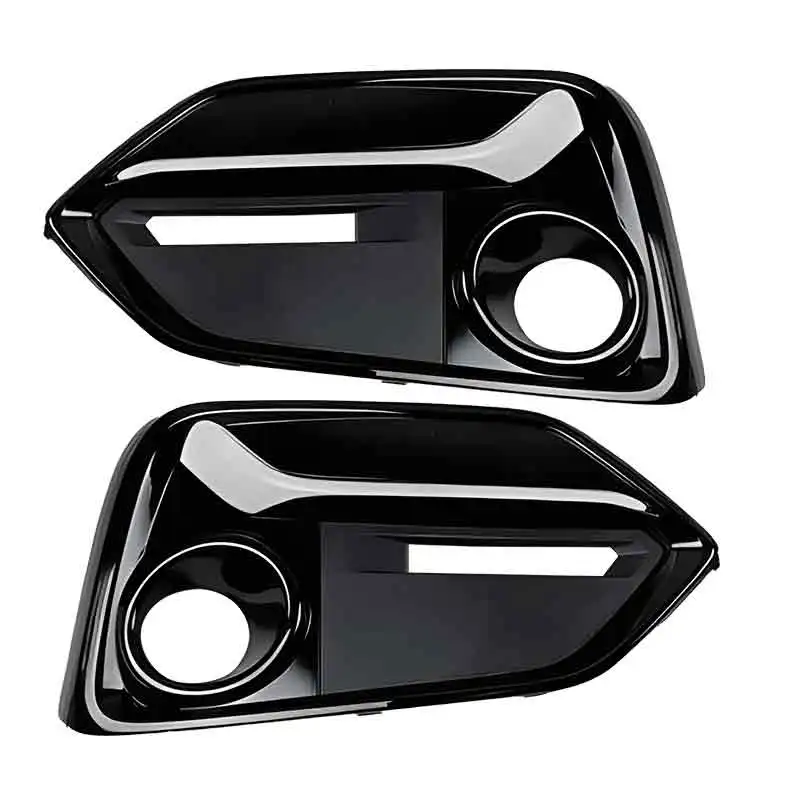 

1 Pair Car Front Left & Right Bumper Fog Light Lamp Frame Molding Cover Trim Fit for Honda Civic Hatchback 2020 2021 Plastic