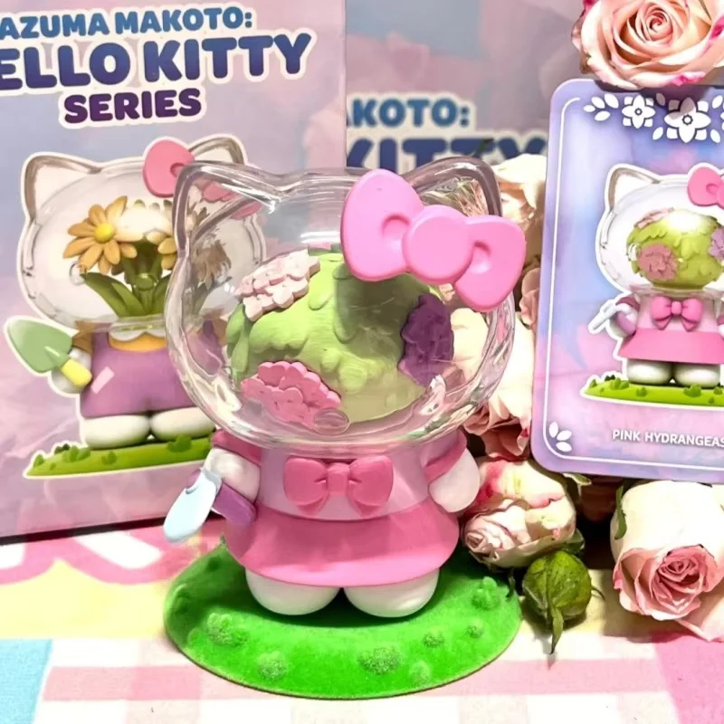 Mighty Jaxx Sanrio Hello Kitty And Flowers Series Trend Слепая коробка Настольное украшение для девочек-сюрприз Подарки на День святого Валентина