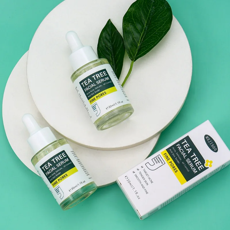 Esencja z drzewa herbacianego nawilżająca, rozjaśniająca, kojąca i regenerująca, długotrwała esencja nawilżająca blokująca wilgoć.