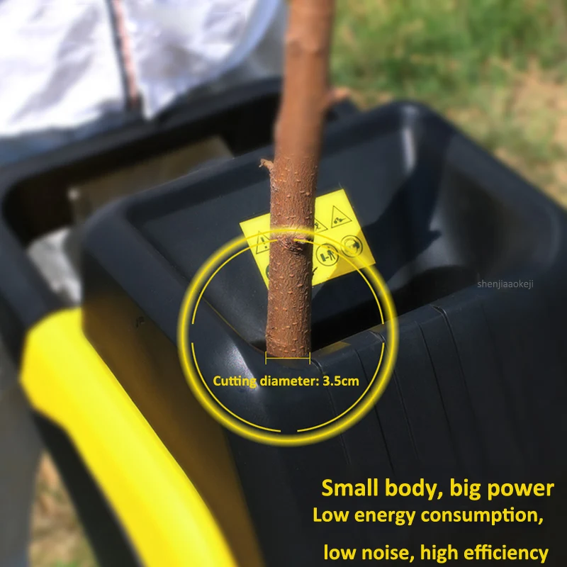 High Power Electric Wood Shredder Garden Wood Shredding Machine For Industrial/Home/Gardening 220v