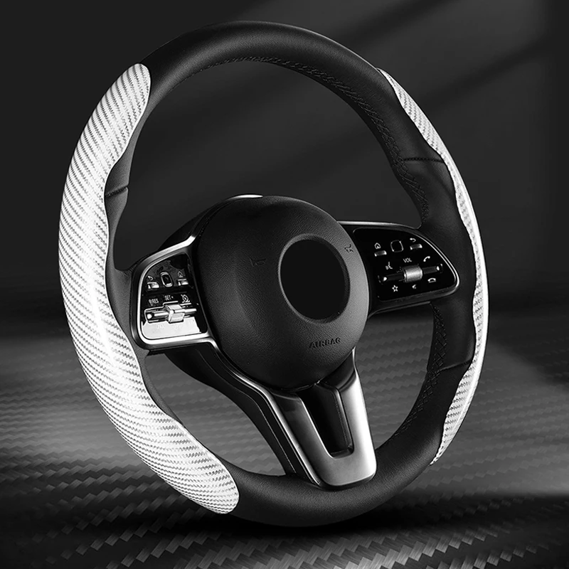 Car Steering Wheel Cover Wear Non-slip Protect Covers For Peugeot 408 4008 308 3008 Rifter 5008 508 2008 208 RCZ 407 108 106 207