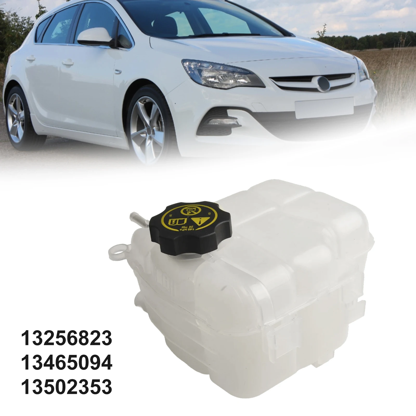 Car Engine Radiator Coolant Expansion Tank Bottle For Vauxhall For Opel 1304019 1304014 13360063 Car Accessories Parts