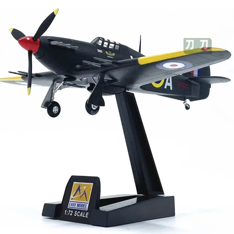 1:72 Scale  Hurricane MK II fighter aircraft simulation model Static decoration Souvenir gifts for adult boy