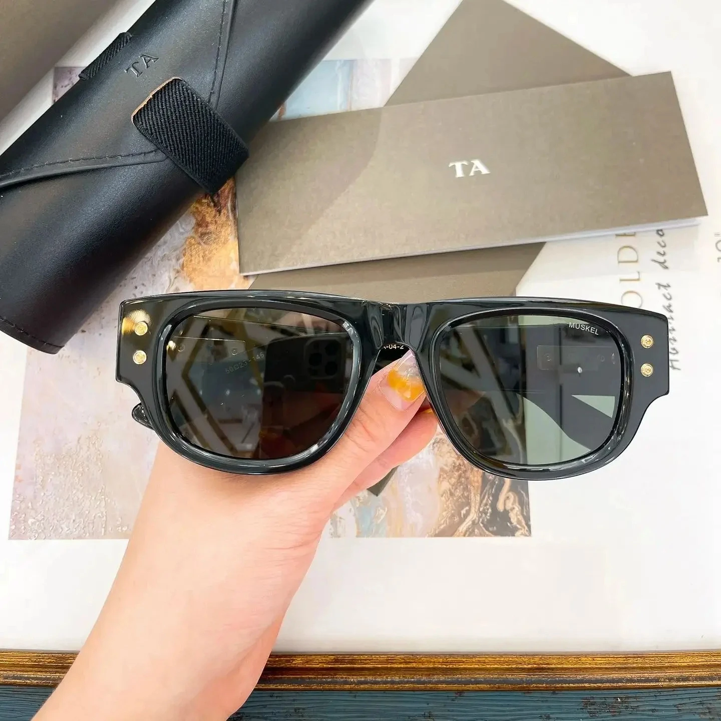 

Original Factory For DIYTA DT DTS701 With Brand Box Top Quality Acetate Frame Luxury Design UV400 Business Men Women Sunglasses