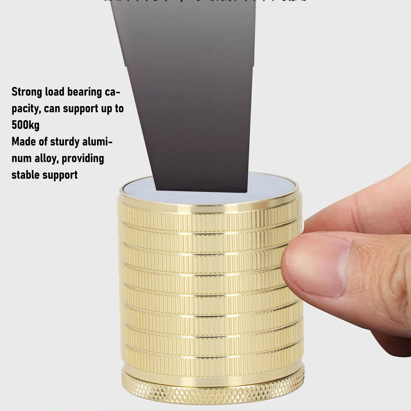 Furniture Riser Furniture Riser 43-75mm Adjustable Strong Load Bearing Aluminum Alloy Heavy Duty Bed Riser Metal Bed Riser