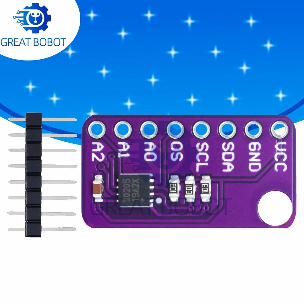 MAX30205 Low Voltage High Precision Temperature Sensor Module for Skin Test and Smart Wristband