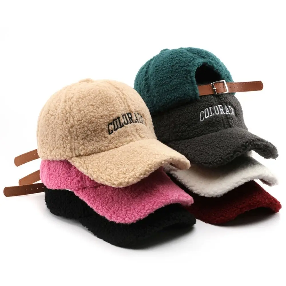 

New Keep Warm Baseball Cap Breathable Embroidery Sunscreen Hat Casual Duck Tongue Hat Winter