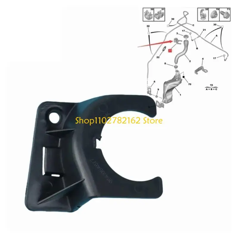 

547B Replacement Accessories Sprayer Kettle Blow Can Water Filler Pipe Tube Bracket 643990 Fixing Parts For 307