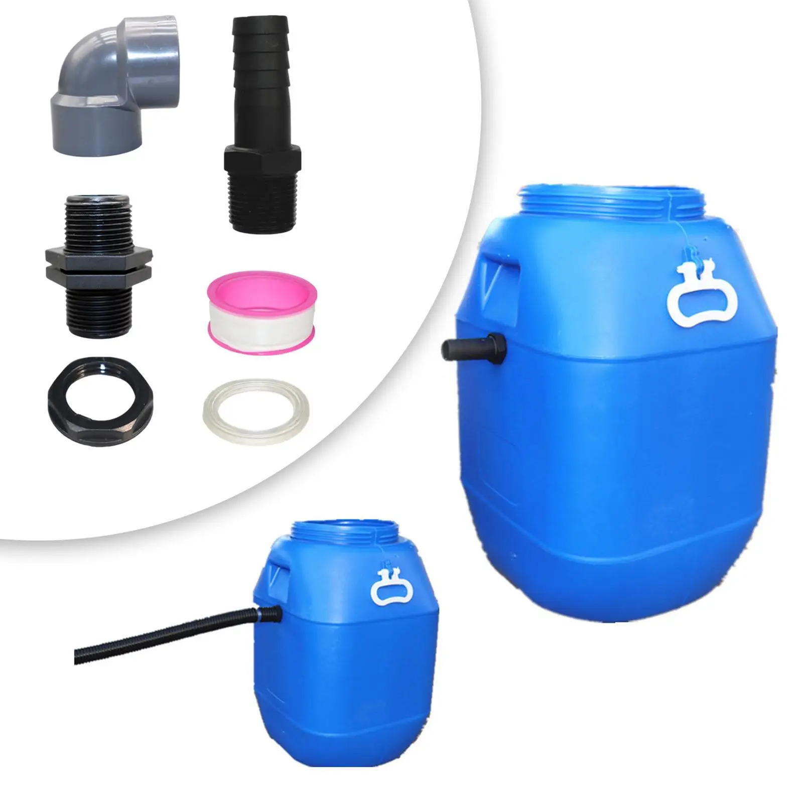 

Безопасный адаптер для переборки дождевой бочки, комплект разъемов для быстрого сбора воды в садах и аквариумах