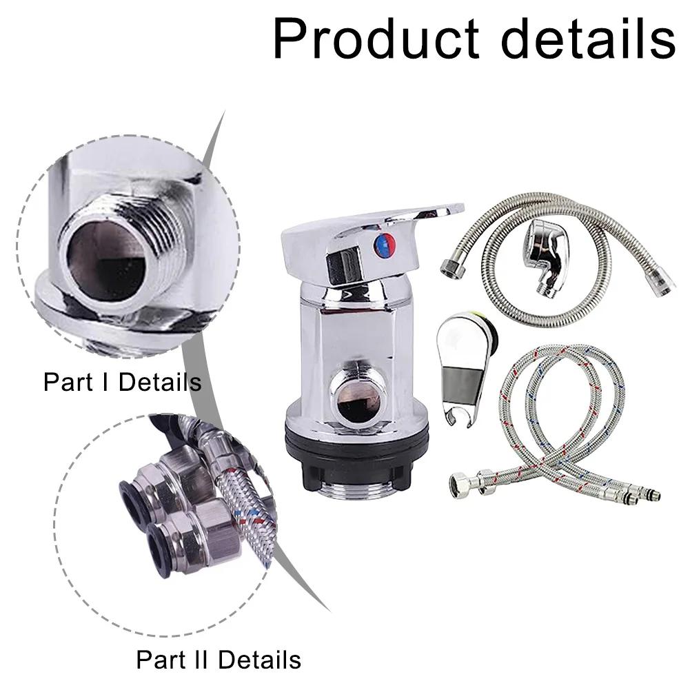 Camping Use Salon Use Mixer Tap 80cm Hose 80cm Flexible Hose Design Gentle Water Flow Long-lasting Construction