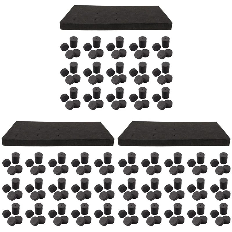 

New-360Pcs Garden Clone Collars Neoprene Inserts Sponge Block For 2 Inch Net Pots Hydroponics Systems And Cloning Machines