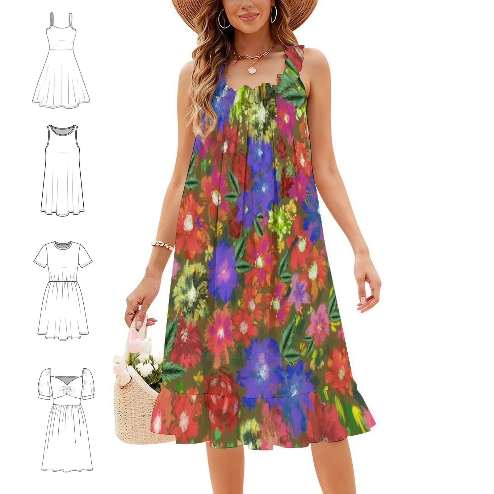 Spring Sexy Vacation Dress For Women Beach Party Birthday Mini Dress Decorating Woman Man Beads Framed Metal Women's Clothing